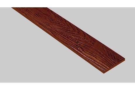 Pre colored plank Cherry red 8mm thick